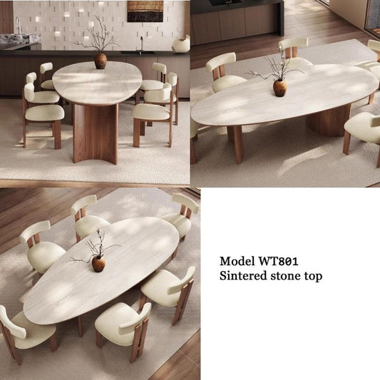 Dinning Table Sintered Stone Top Model WT801